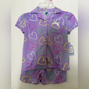 Purple Heart Kids Pajamas